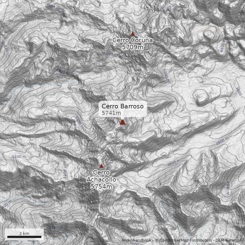Mapa Cerro Barroso