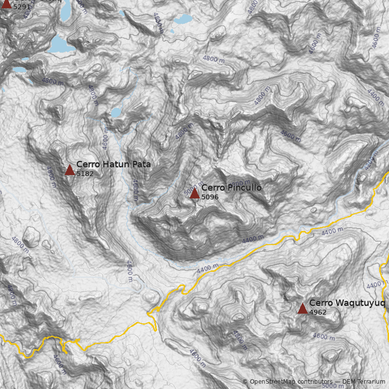 Mapa Cerro Pincullo