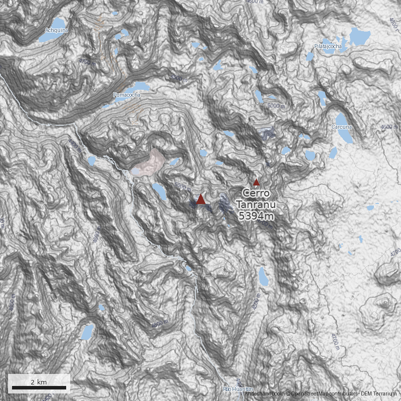 Mapa Cerro T'uruyuq