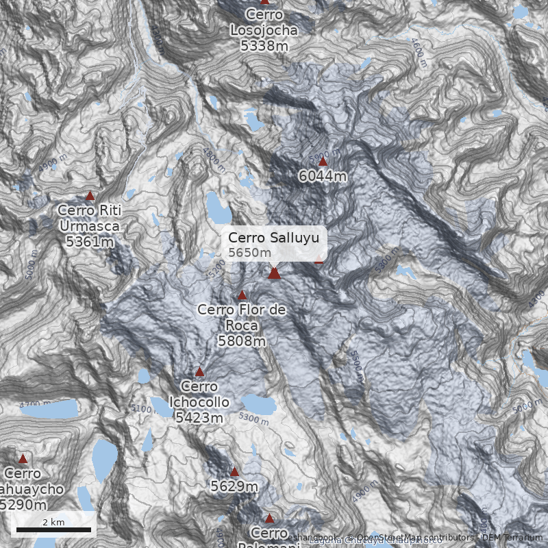 Mapa Cerro Salluyu