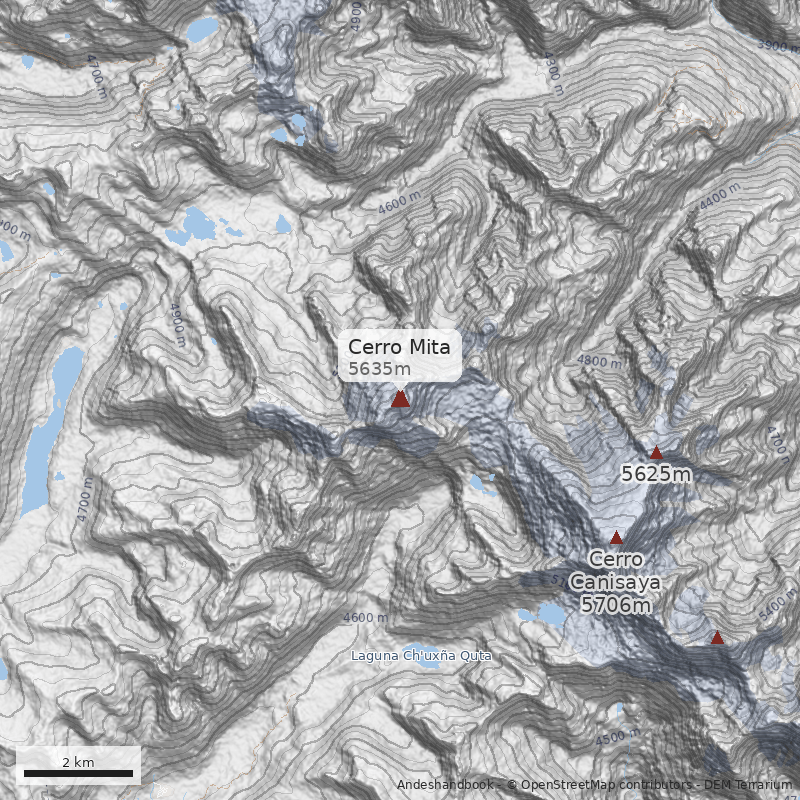 Mapa Cerro Mita