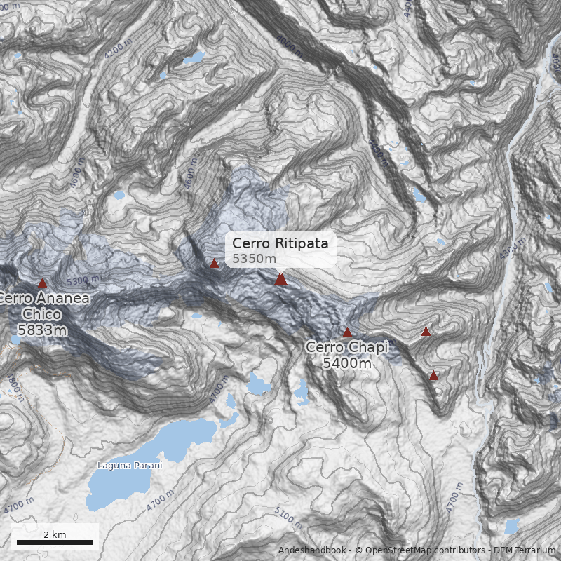 Mapa Cerro Ritipata