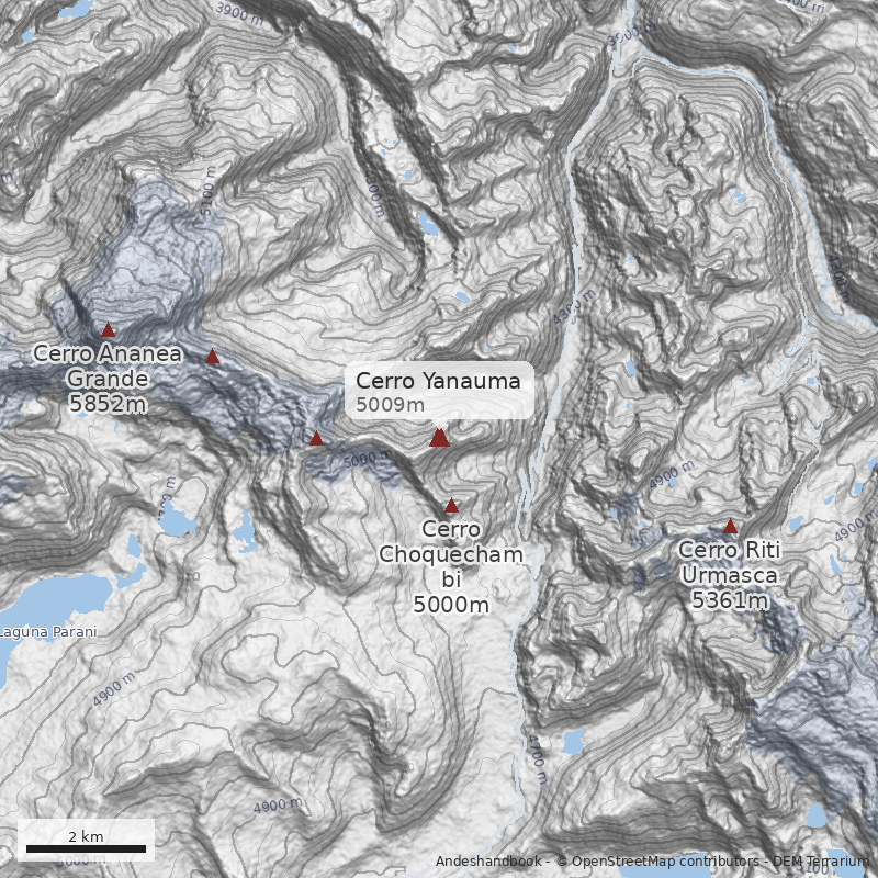 Mapa Cerro Yanauma