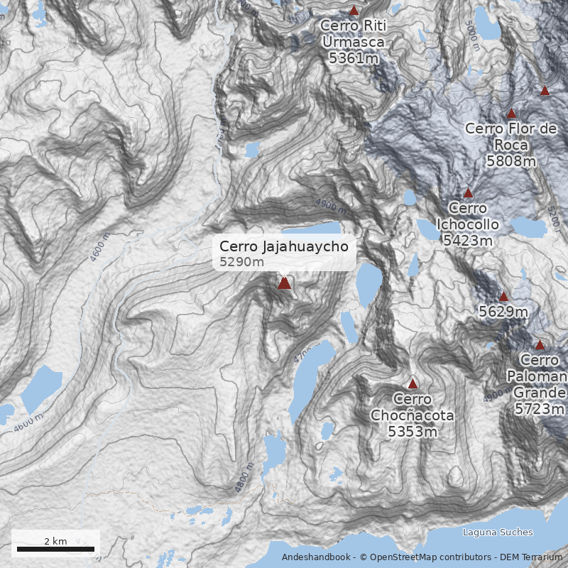 Mapa Cerro Jajahuaycho
