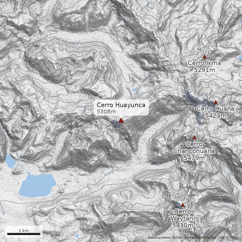 Mapa Cerro Huayunca