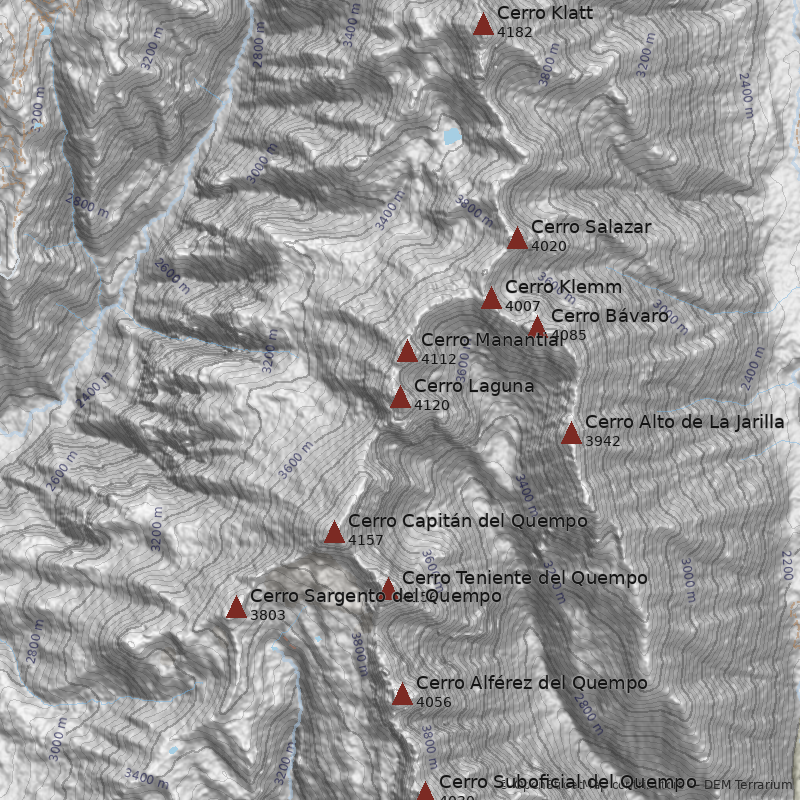 Mapa Cerro Laguna