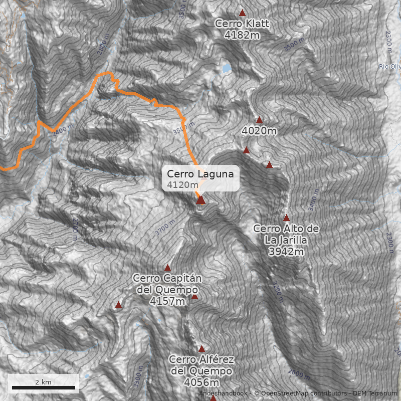 Mapa Cerro Laguna