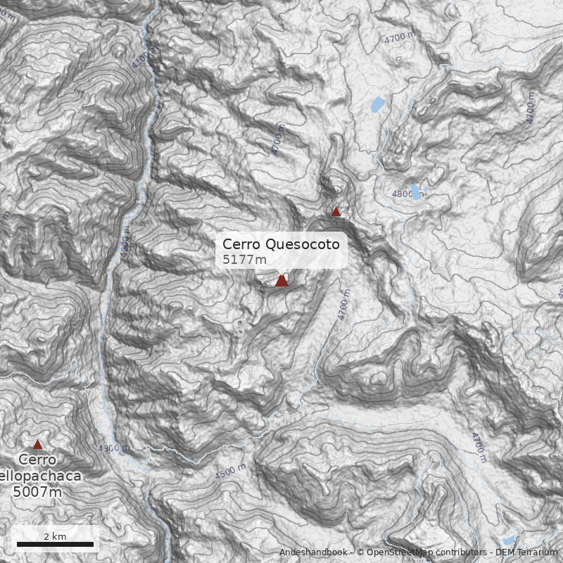 Mapa Cerro Quesocoto