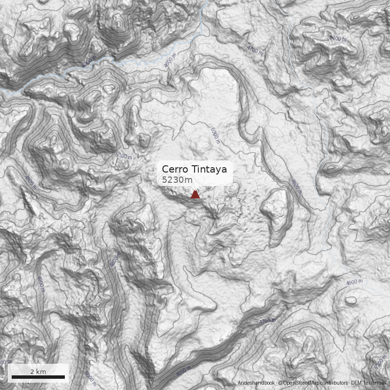 Mapa Cerro Tintaya