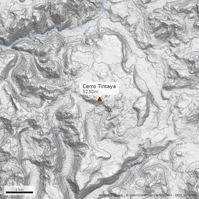 Mapa Cerro Tintaya