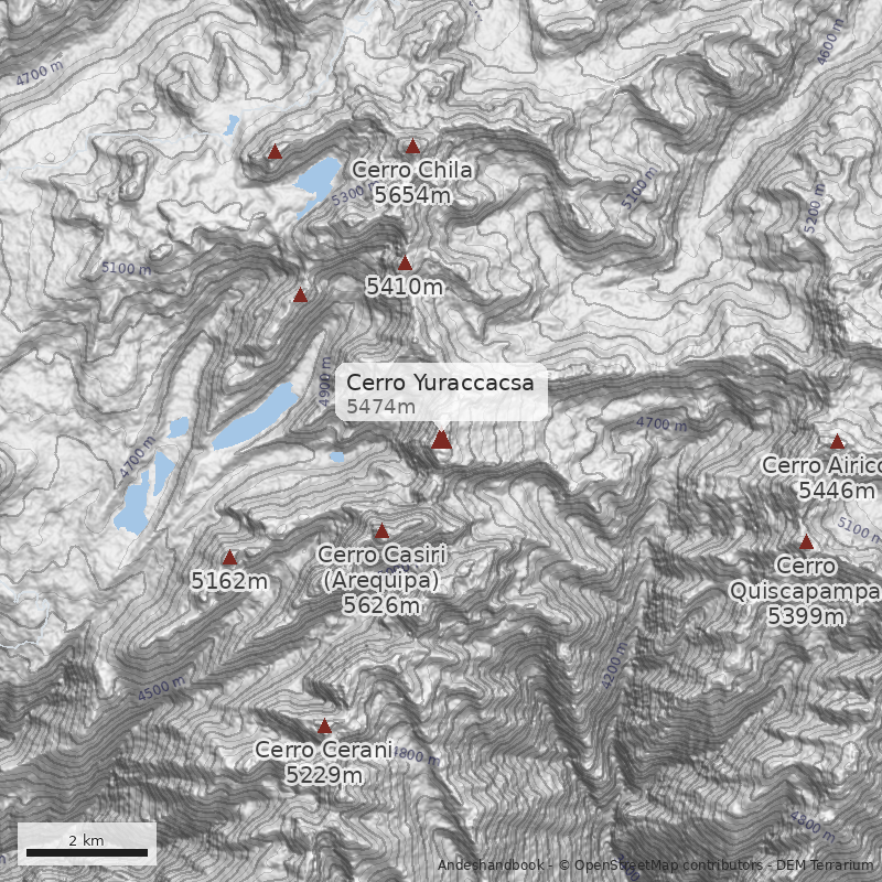 Mapa Cerro Yuraccacsa