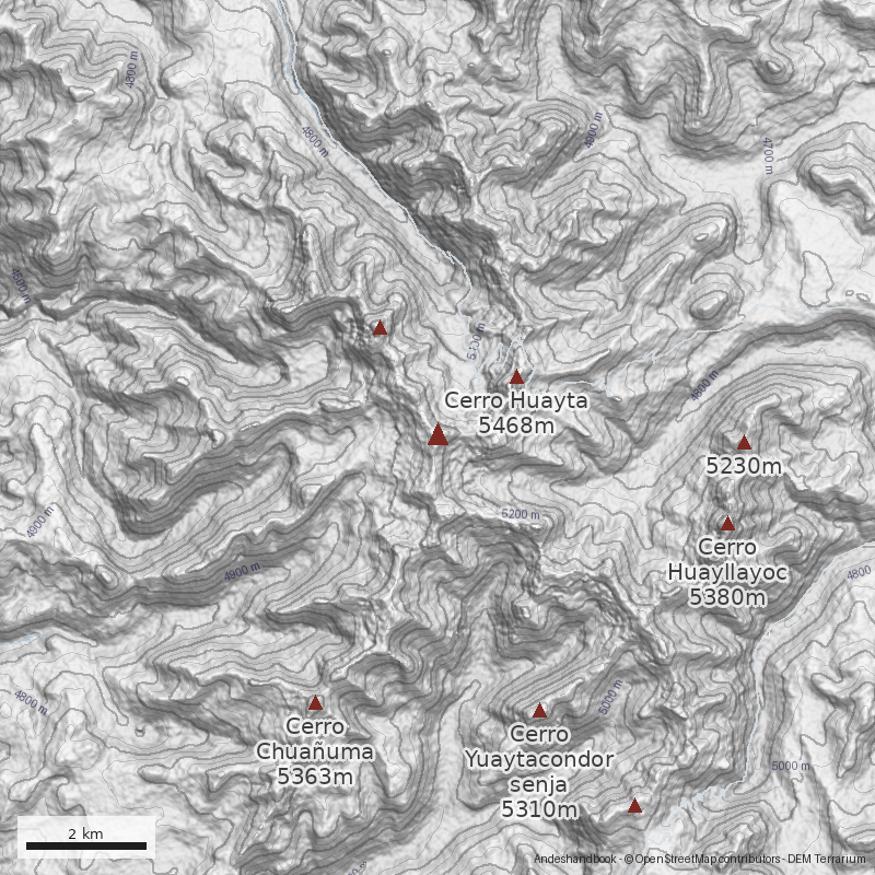 Mapa Cerro Chinchón