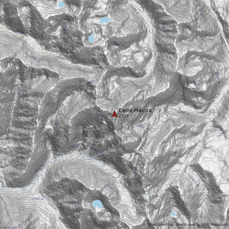 Mapa Canaleta de Entrada al Sembrador