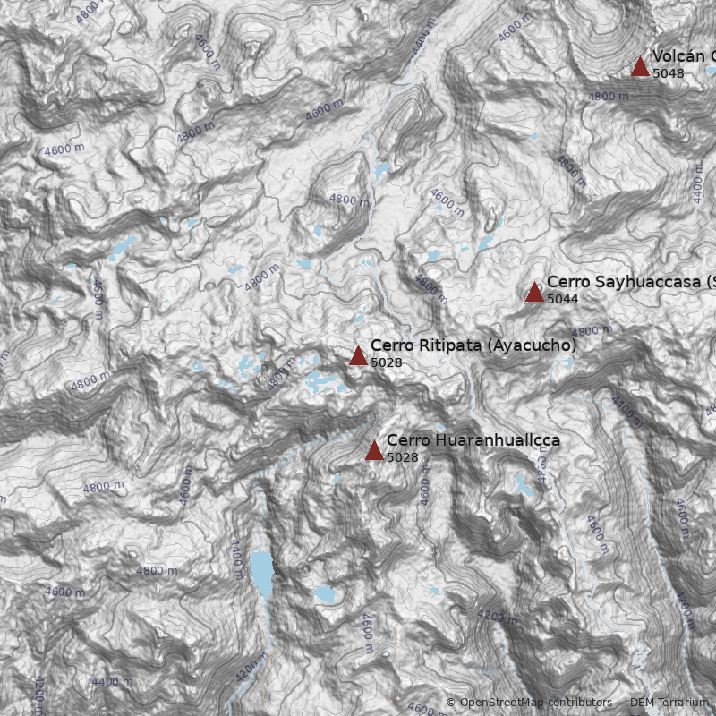Mapa Cerro Ritipata (Ayacucho)