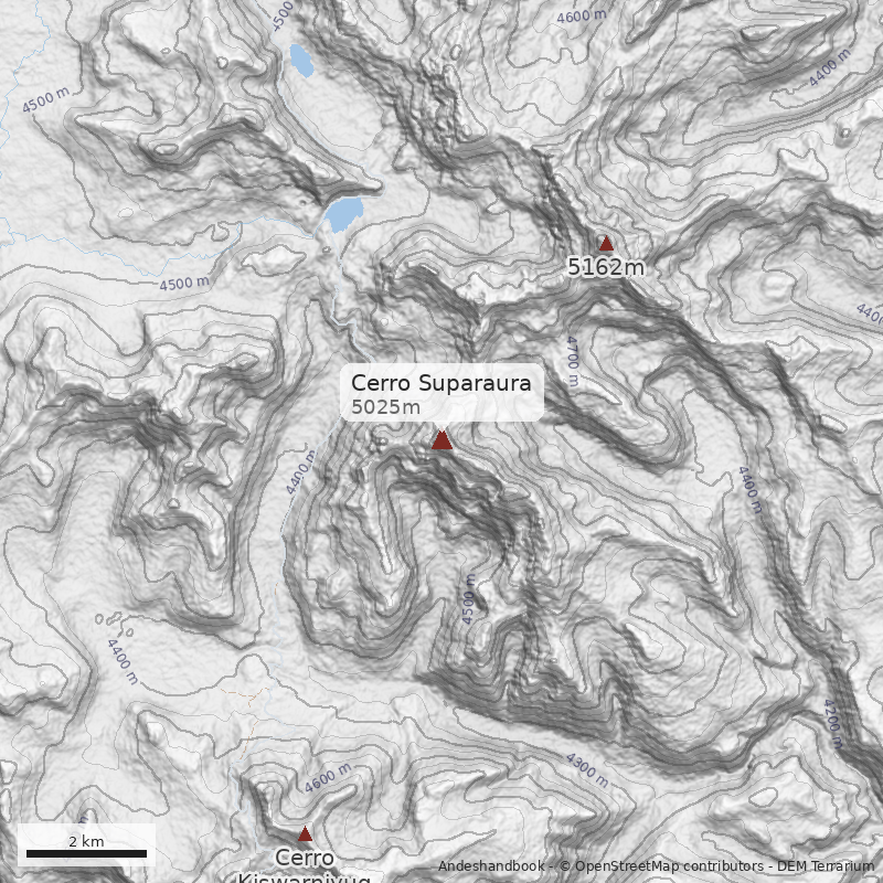 Mapa Cerro Suparaura