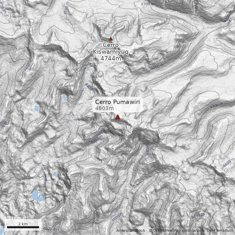 Mapa Cerro Pumawiri
