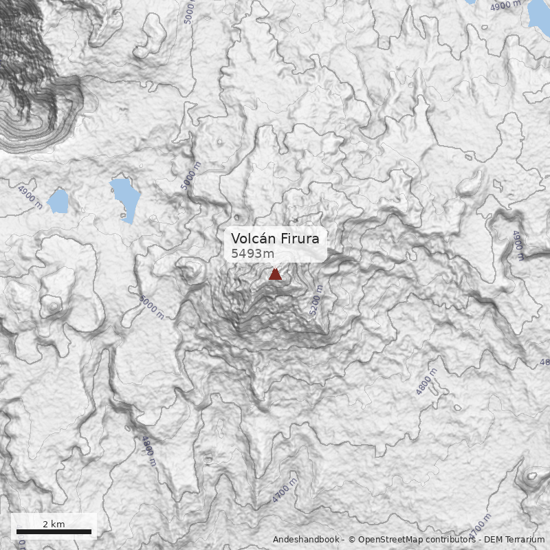Mapa Volcán Firura
