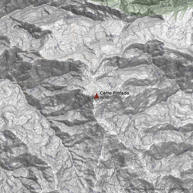 Mapa Cerro Pintado