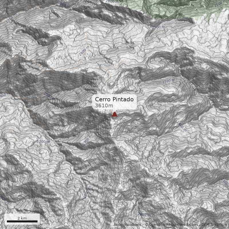 Mapa Cerro Pintado