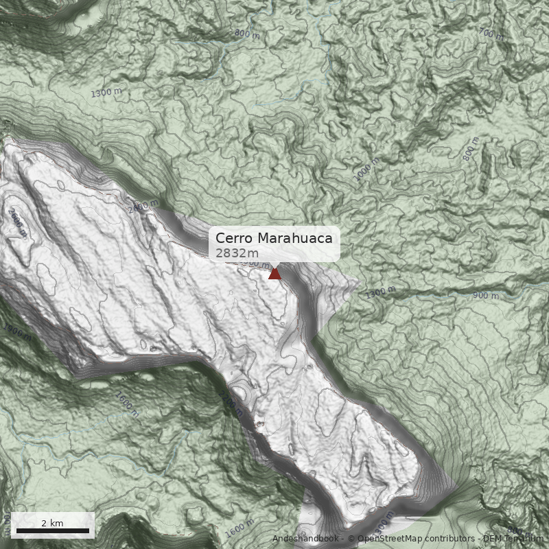 Mapa Cerro Marahuaca