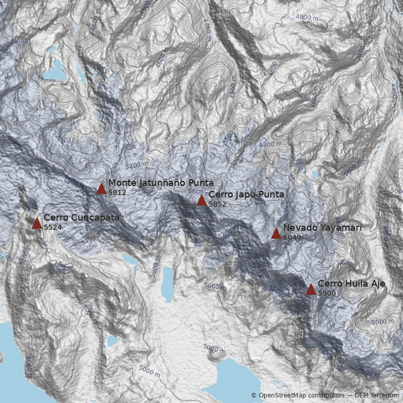 Mapa Cerro Japu Punta