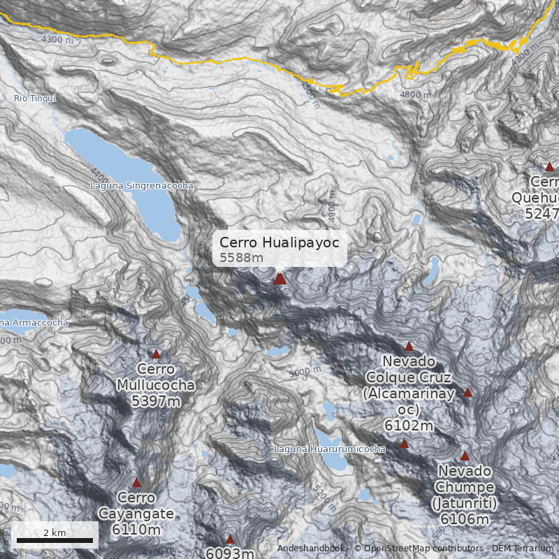 Mapa Cerro Hualipayoc