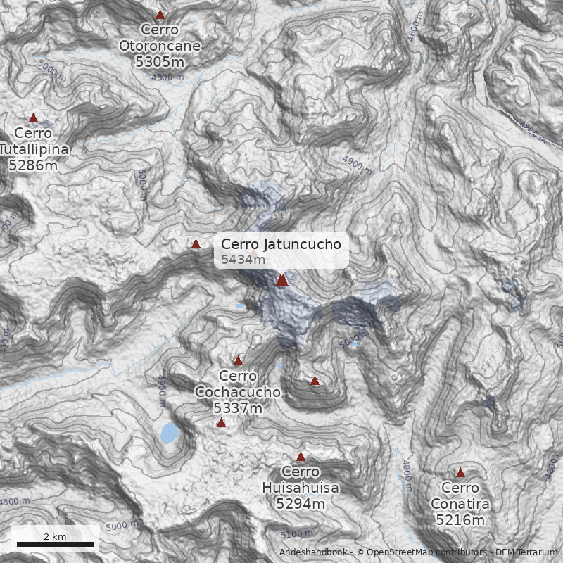 Mapa Cerro Jatuncucho