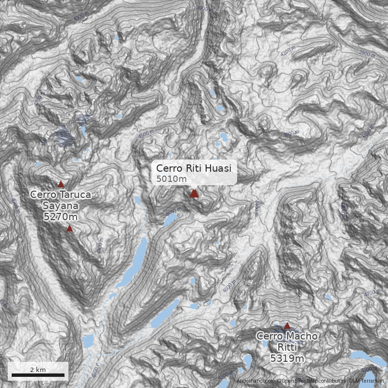 Mapa Cerro Riti Huasi