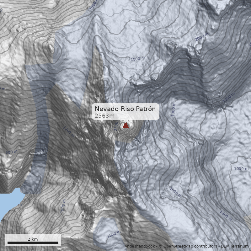 Mapa Nevado Riso Patrón
