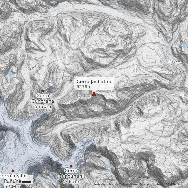 Mapa Cerro Jachatira