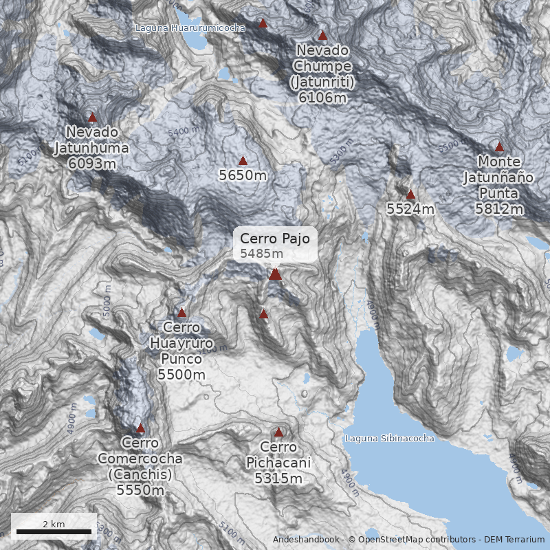 Mapa Cerro Pajo