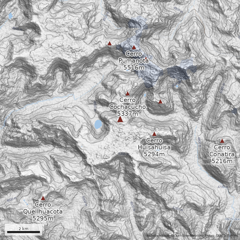 Mapa Cerro Jatun Sallica