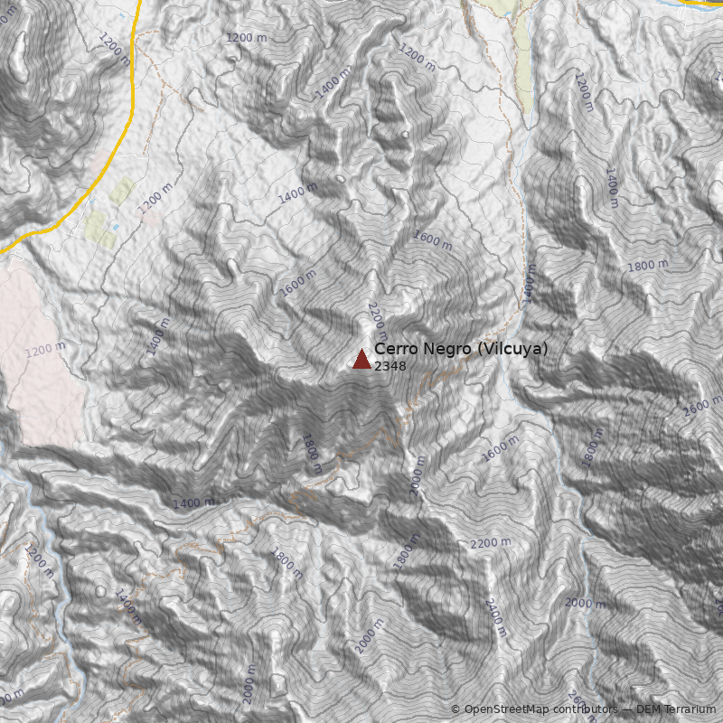 Mapa Cerro Negro (Vilcuya)