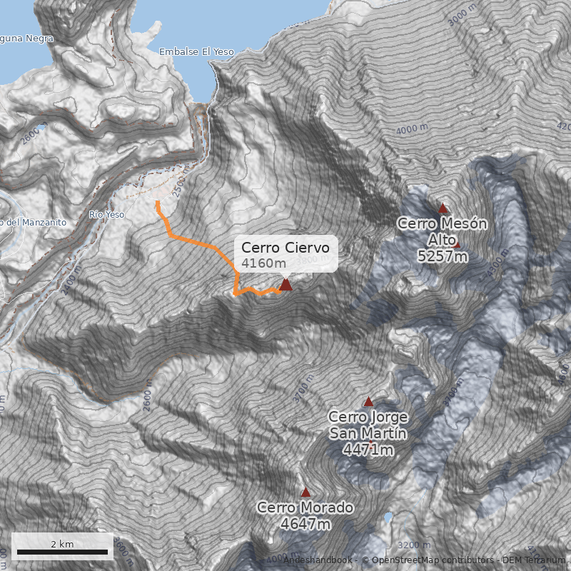 Mapa Cerro Ciervo