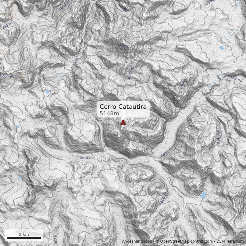 Mapa Cerro Catautira