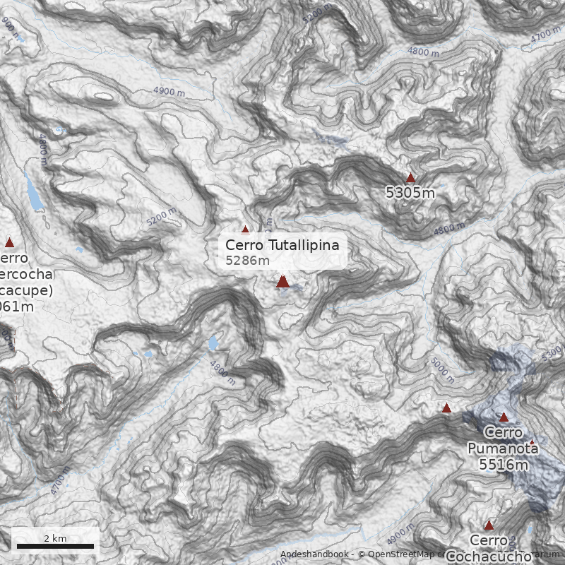 Mapa Cerro Tutallipina