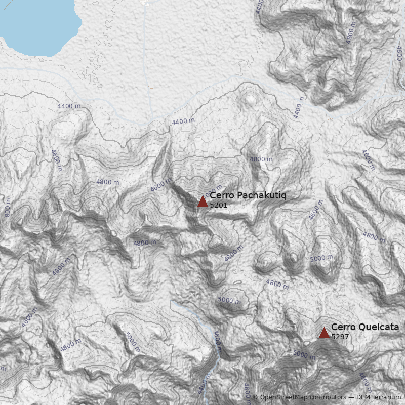 Mapa Cerro Pachakutiq