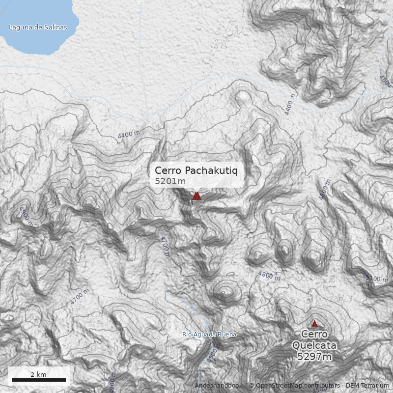Mapa Cerro Pachakutiq