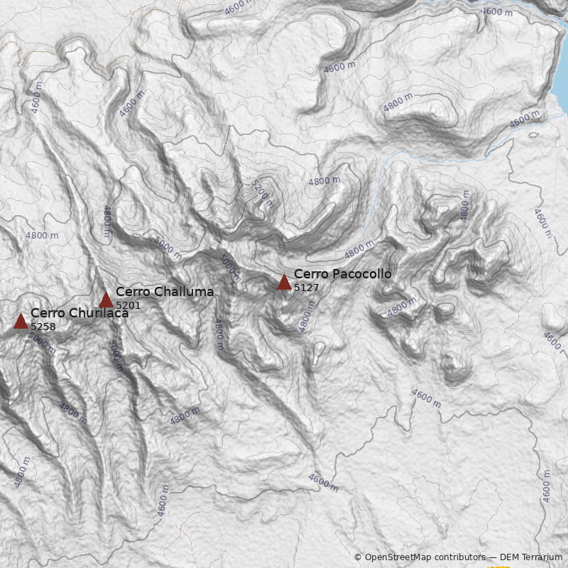 Mapa Cerro Pacocollo