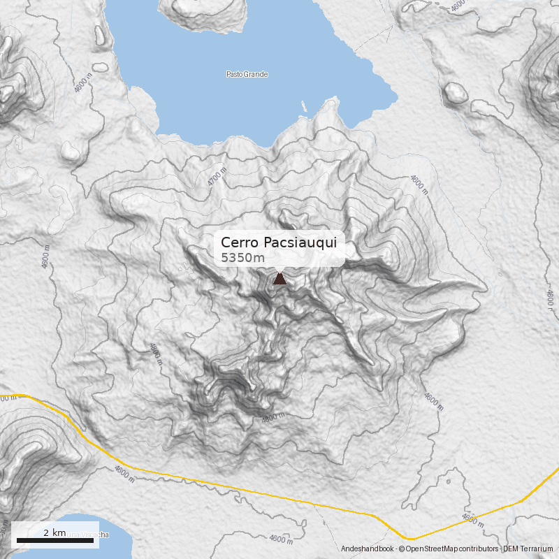 Mapa Cerro Pacsiauqui
