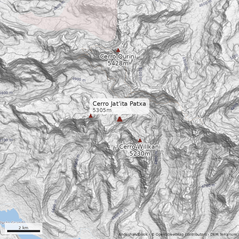 Mapa Cerro Jat'ita Patxa
