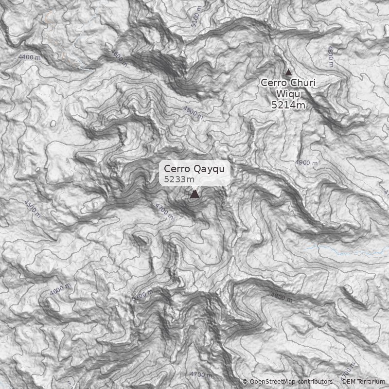 Mapa Cerro Qayqu