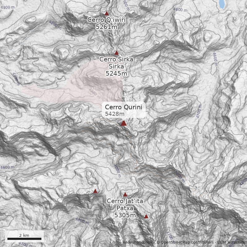 Mapa Cerro Qurini