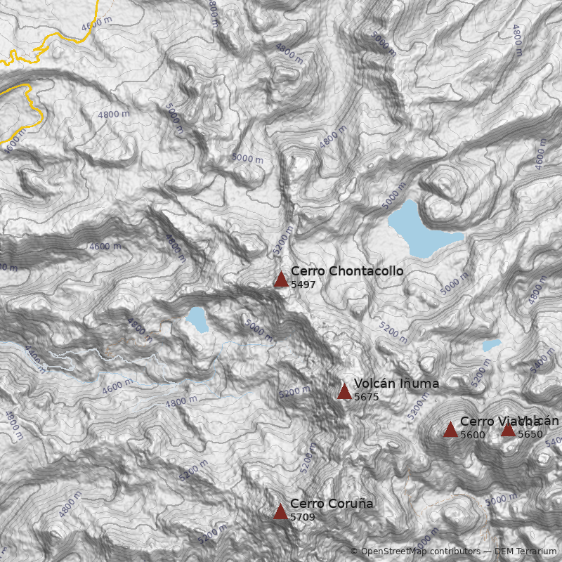 Mapa Cerro Chontacollo