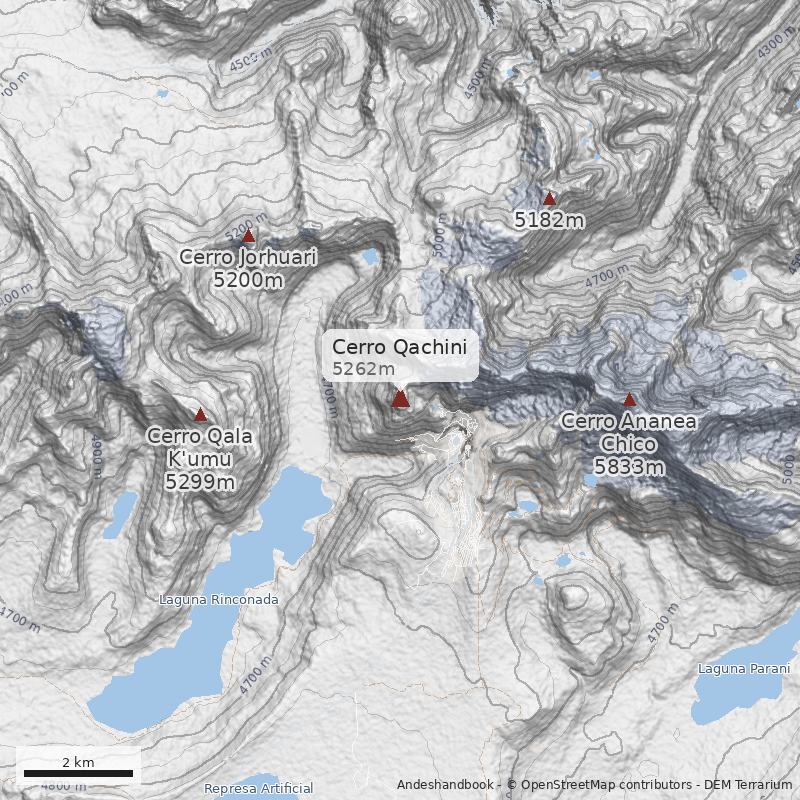 Mapa Cerro Qachini