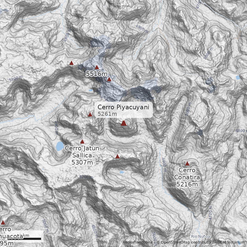 Mapa Cerro Piyacuyani
