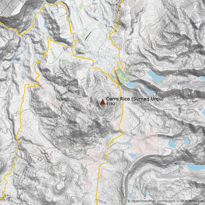 Mapa Cerro Rico (Sumaq Urqu)