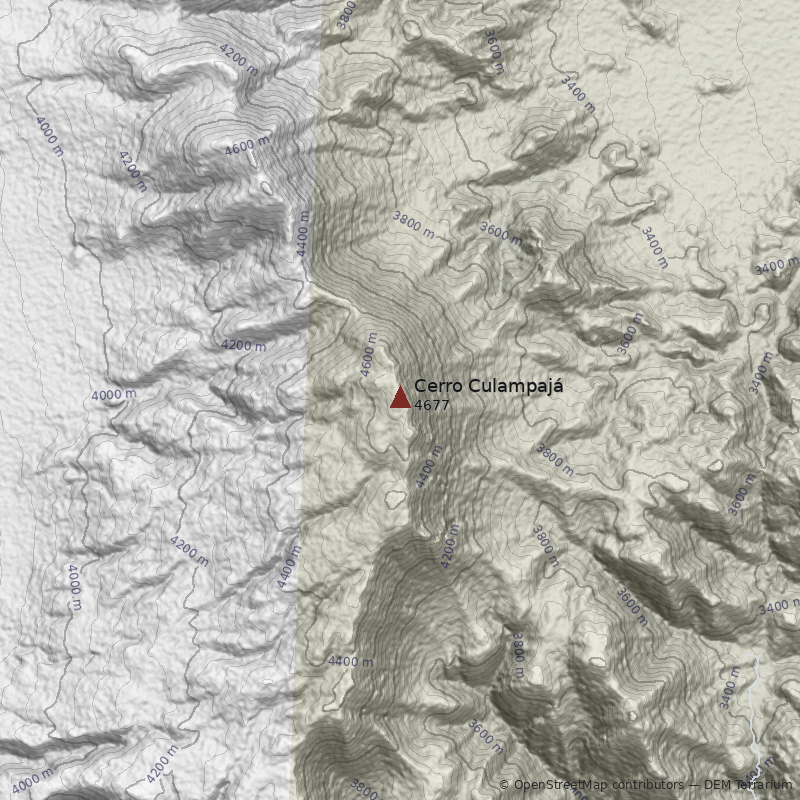 Mapa Cerro Culampajá