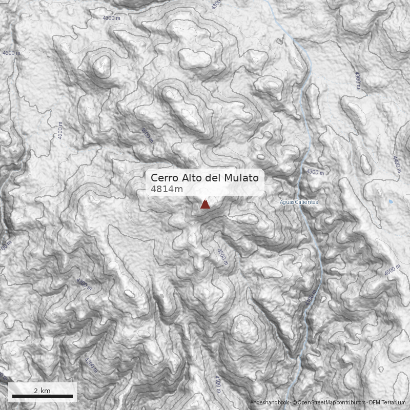 Mapa Cerro Alto del Mulato