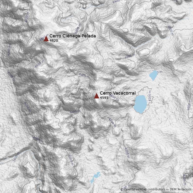 Mapa Cerro Vacacorral